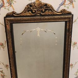 Vintage 1940s Framed Mirror
