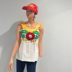 Blusa De Tirante Bordado