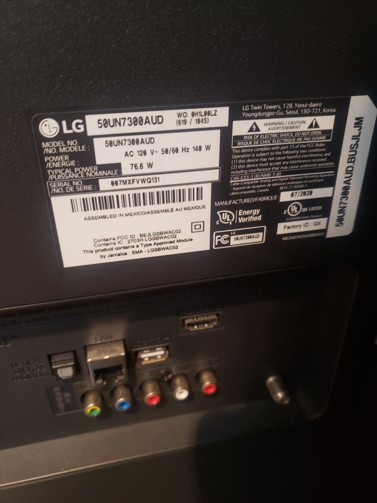 Lg 50 Inch 4k Smart Tv