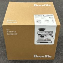 BREVILLE STAINLESS STEEL BARISTA EXPRESS ESPRESSO MACHINE BES870XL