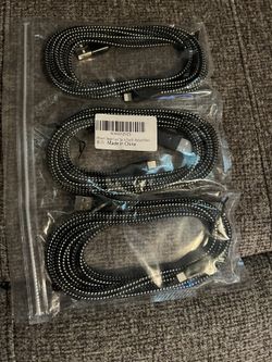 iPhone charging cables 