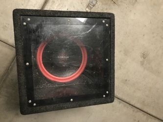 Subwoofer and Box Enclosure