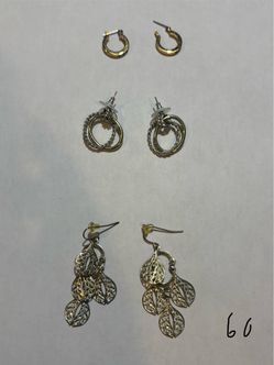 Women’s Earrings (3 pairs)