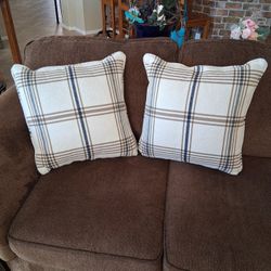 Plaid Throw Pillows 