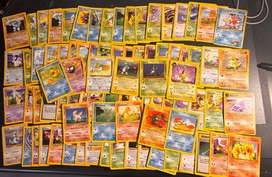 Vintage FOREIGN 80 card non holo lot DAMAGED HEAVY PLAY