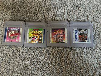 4 Gameboy games