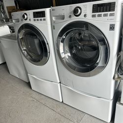 LG Front Load Washer And Dryer Everything Works Great 2 Months Warranty 📍5413 U.s 92 Plant City Fl