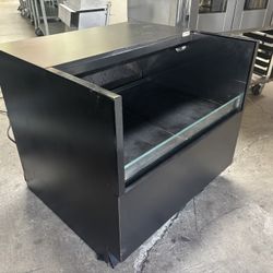 36” Counter Height NSF Cooler Merchandiser Structural Concepts Oasis CO33R Grab & Go Refrigerated Display Drink Food 