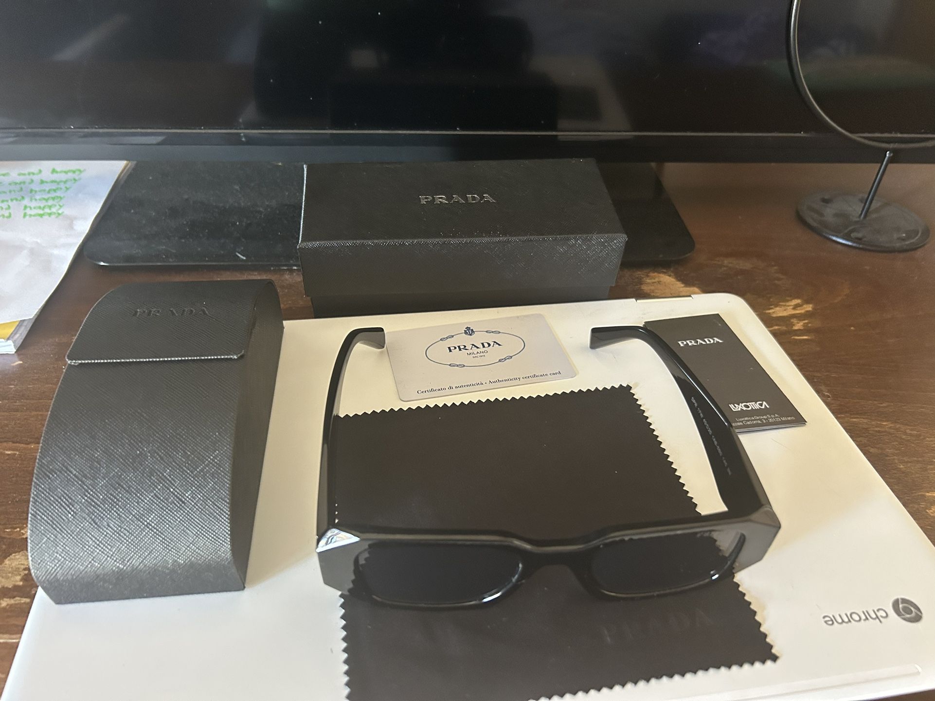 Prada Black Sunglasses