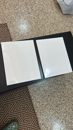 New paint canvases
