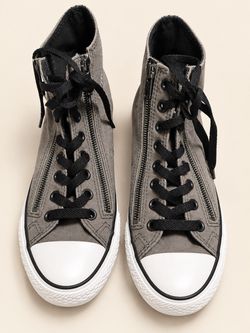 Converse Chuck Taylor High-Top Sneakers with Zipper