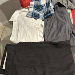 Boys  Sz 10/12 Dress Shirts, Pants, Button Down,  Polo 