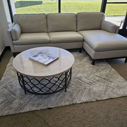 2-pc Leather Sectional Sofa-Virton 