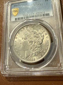 1886 Morgan Silver Dollar PCGS 