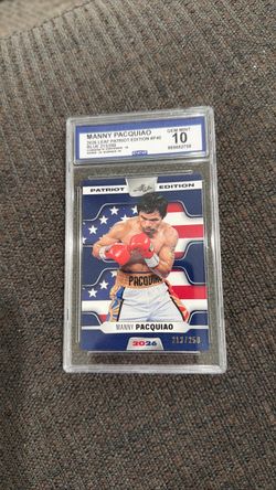 Manny Pacquiao 2026 Leaf Patriot Edition #P40 CCG Gem Mint 10