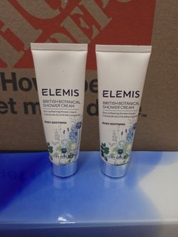 Elemis British Botanical Shower Cream 50ml - Lot of 2 (New)