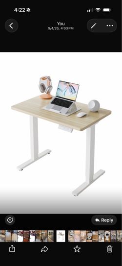 32x19 Inch Small Electric Standing Desk, Adjustable ( i have a lot other desk sizes and colors 😃 )