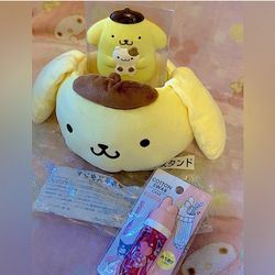 Pompompurin Sanrio Kawaii vanity set bundle (NEW) 