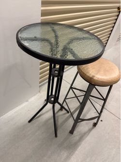 Patio Table with matching stool