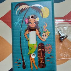 Hula Girl Light Switch Cover Plate 