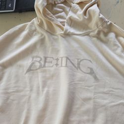 Woman's T1 Being Hoodie Sweater 100% Cotton 