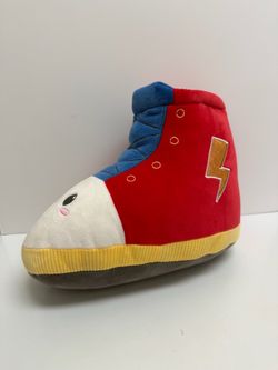 Brother Sister Design Studio Plush Red Sneaker Shoe Pillow 2013 Tag