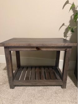 Bathroom Storage Stool / Side Table