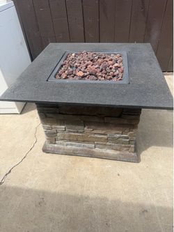 Fire pit center table