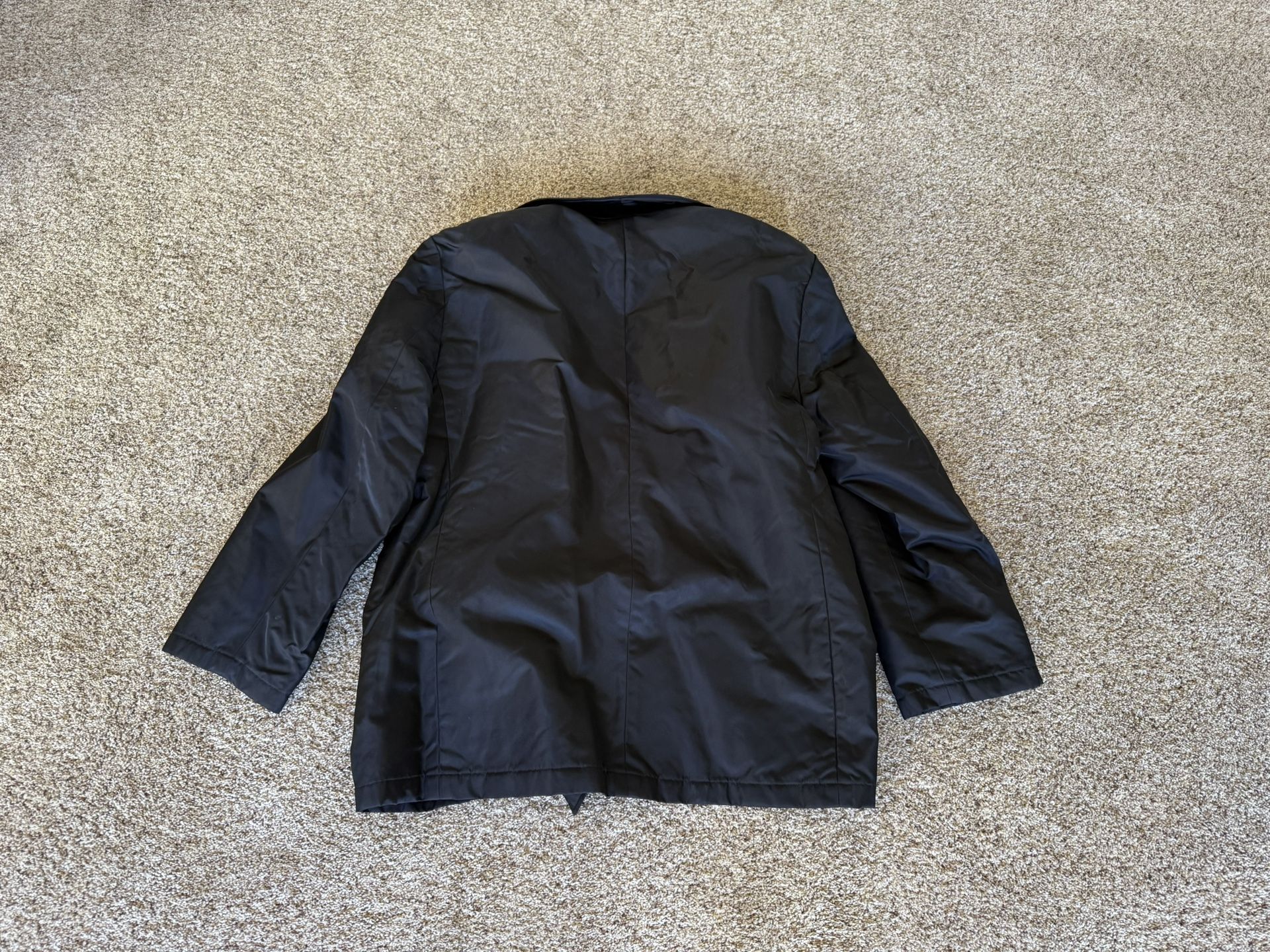 Banana Republic Pea Coat Mens XLarge black