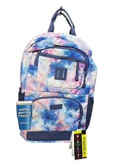 NEW! Eastsport 19" Tie Dye Floral Backpack