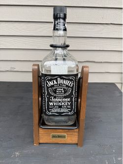 JACK DANIEL'S "Three Liter" Bottle with Swing Cradle