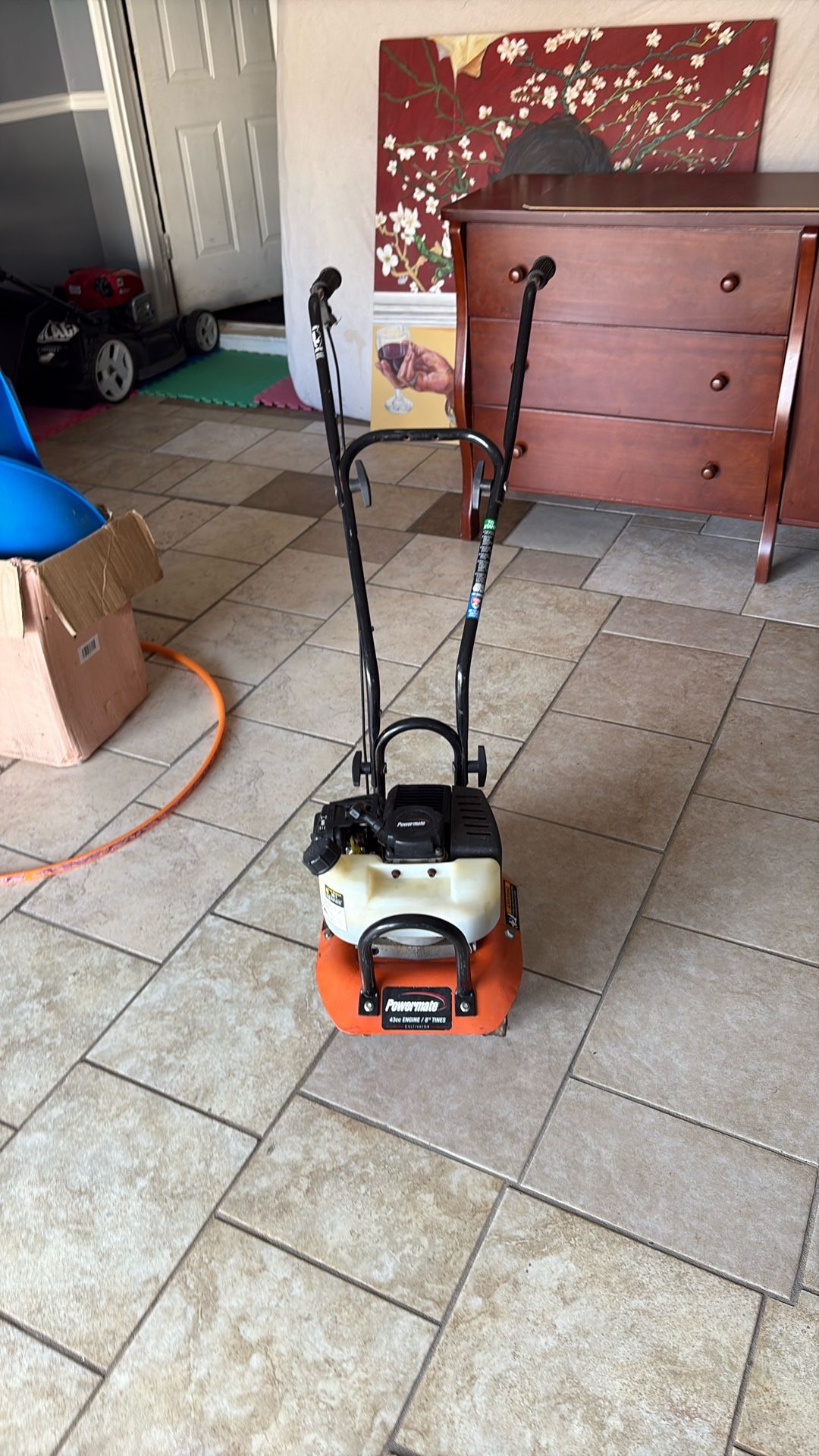 Powermate 43 Cc Engine / 8 Tines Cultivatir