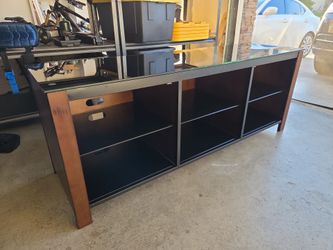 Tv stand tempered glass