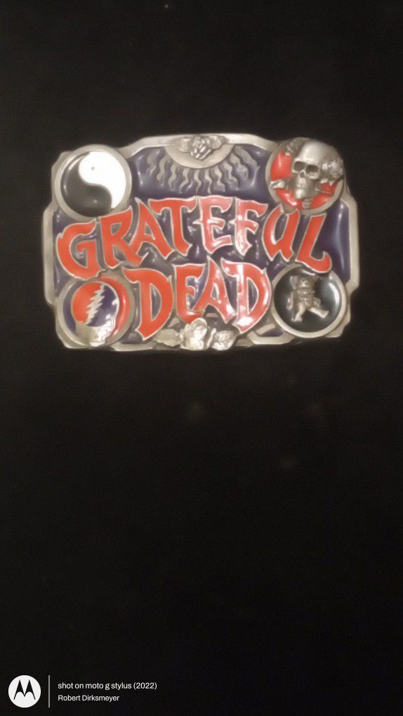 Grateful Dead Belt Buckle Rare Limited Edition 1992 GDM Vintage Rare!