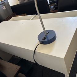 Desk with Lamp