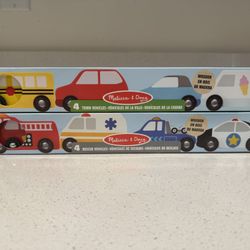 Melissa & Doug Wooden Vehicles Easter Birthday OBO