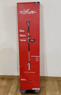  Milwaukee M18 FUEL 18V 10 in. Brushless Cordless Battery Powered Pole Saw with QUIK-LOK Attachment Capability (Tool-Only)