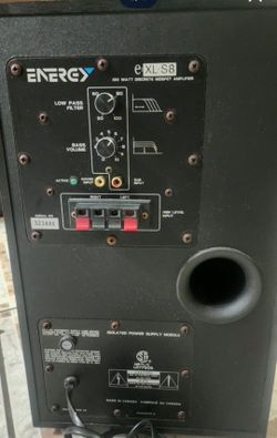 Energy XL-S8 Powered Subwoofer – Deep Bass – Tested Works Great