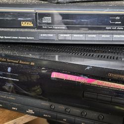 Audio Receiver And CD Player