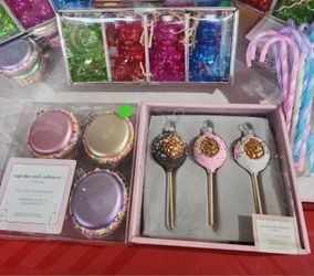 Candy Theme Christmas Ornaments Set