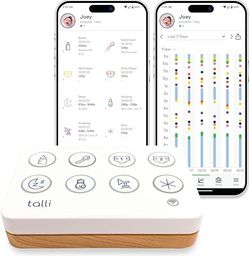 Daily Baby Monitor - Log Feedings, Diapers, Sleep &
More with 1-Touch, Device Links to The Talli App