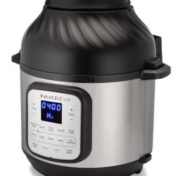 Instant Pot, 6-Quart Duo Crisp, Air Fryer+ Multi-Use Small Pressure Cooker to Roast Bake, Dehydrate & More, 11-in-1 Appliances. New/Factory Sealed!