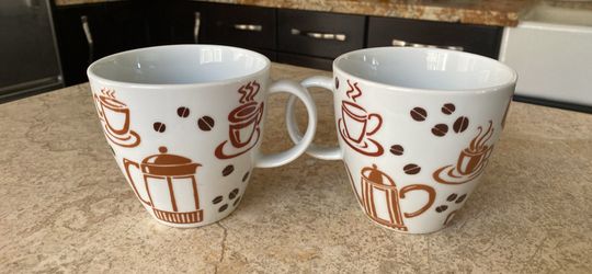 Two coffee mugs from bed bath and beyond