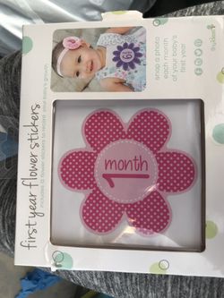 Baby first year stickers