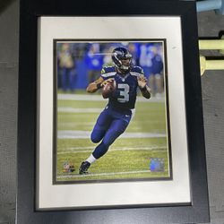 Seahawks Russell Wilson Framed Photo