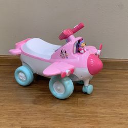 Minnie Mouse Plane Activity Ride-On with Lights and Sounds