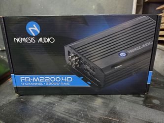 Nemesis Audio FR M2200.4D 4 Channel Class D Full Range Car Amplifier Compact