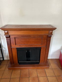 Electric Fireplace Mantel Decoration