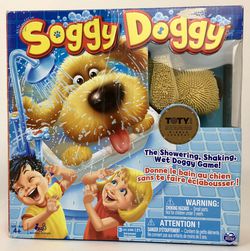 New Soggy Doggy Board Game for Kids with Interactive Dog Toy
