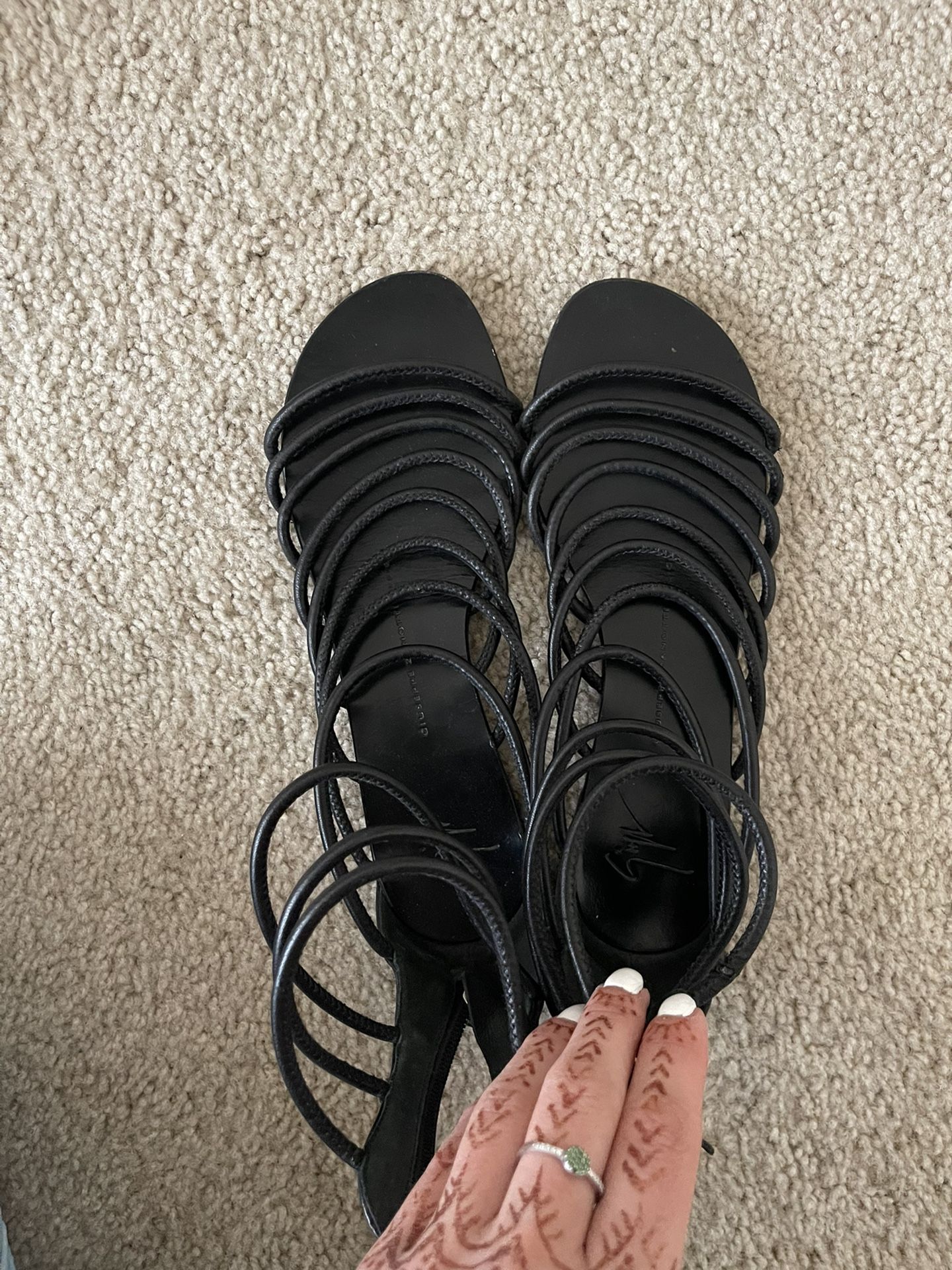 strappy sandals Black  & Accessories